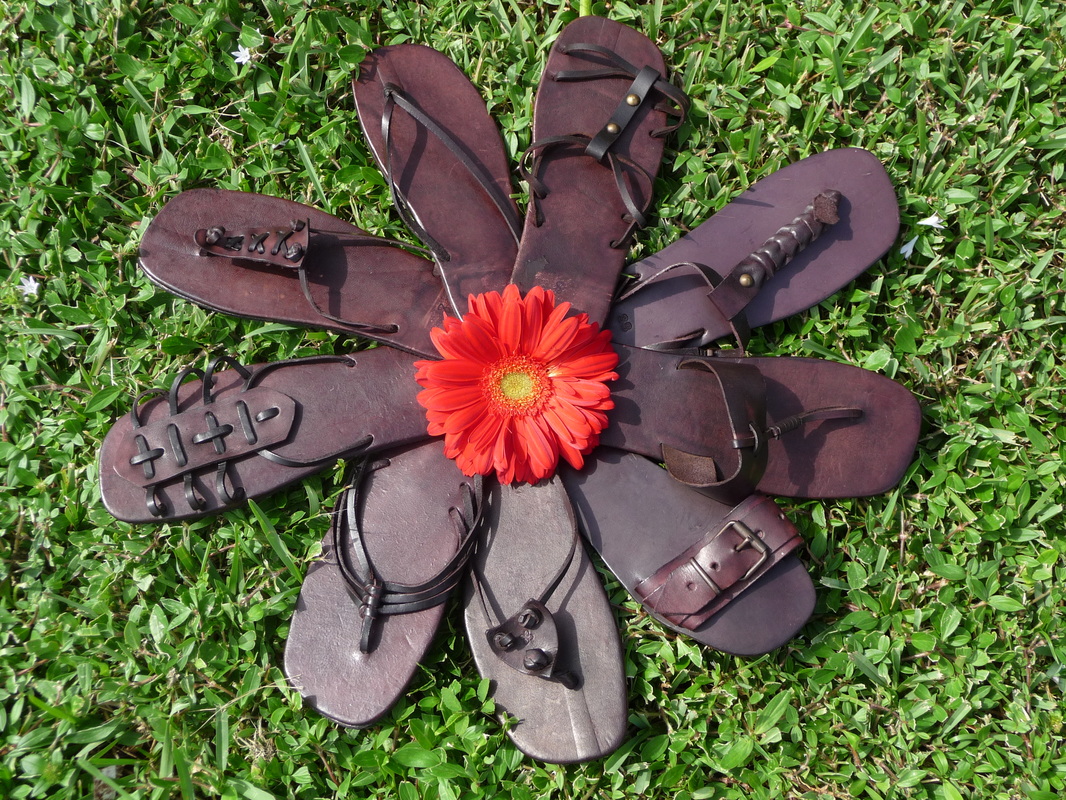unique leather sandals
